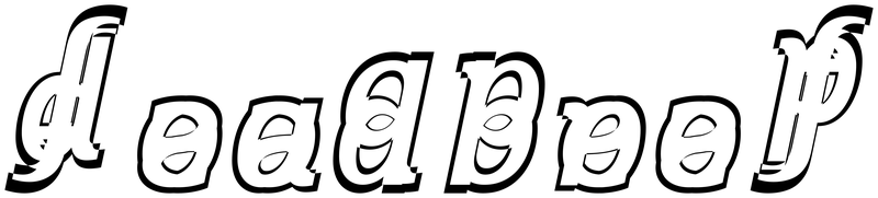 Ambigram for deadbeef in Corbelz